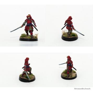 Katana Samurai - Ii clan warrior by MiniatureBrushwork