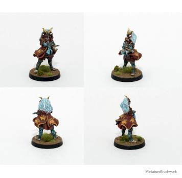 Samurai Hero - Ii clan warrior by MiniatureBrushwork