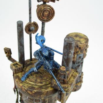 Infinity Ninja Sniper Diorama (Close Up) by Mon Skallywag