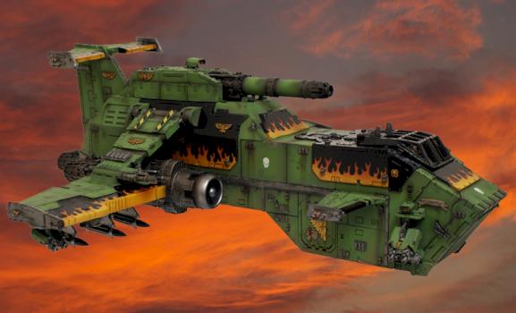 Salamander ThunderHawk Gunship by Stiff Neck Studio