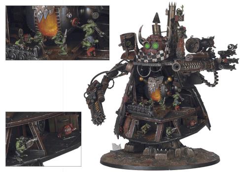 Ork Stompa cross section. Golden Demon 2009 by TheMightyThrud