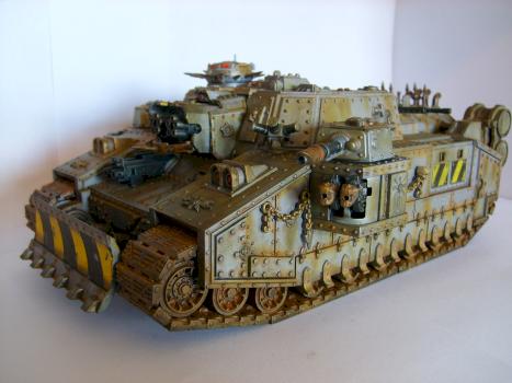 Chaos Iron Warrior Stormlord Super Heavy tank by chivas