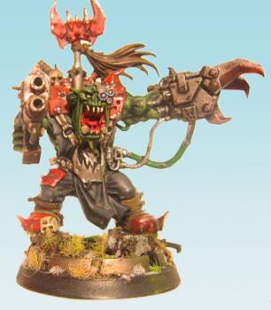 Black Reach Ork Warboss by Necroghast