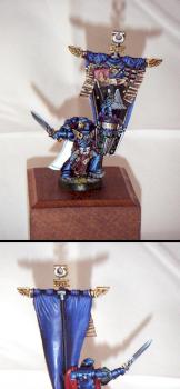 Ultramarines Honour Guard Banner Bearer by Arctica