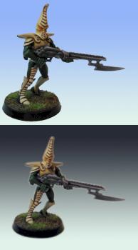 Eldar pirate / Dark Eldar warrior by ArmC