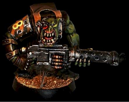 Ork with big shoota by Willem