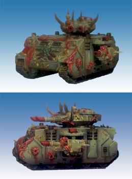 Nurgle Pedator Tank Conversion by olliekickflip