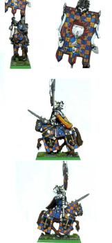 Bretonnian Battle Standard Bearer by highpaladn