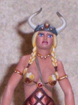 Phoenix SEXY FEMALE VIKING NMM PAINTED By NP by Nailpainter2003