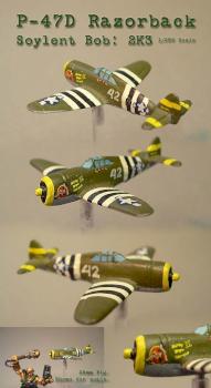 P-47DRazorback, 1/285 Scale by Soylent Bob