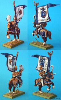 Empire Knights Panther Battle Standard Bearer by Dr.Diemer