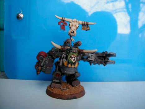 Ork Warboss in Mega Armor by Oldskool454