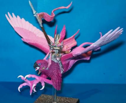 high elves prince on griffon by mrs o