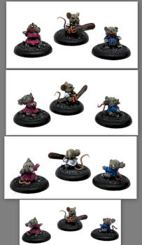 Reaper Miniatures Mousling Zombies and Zombie Hunter by The_Iron_Painter