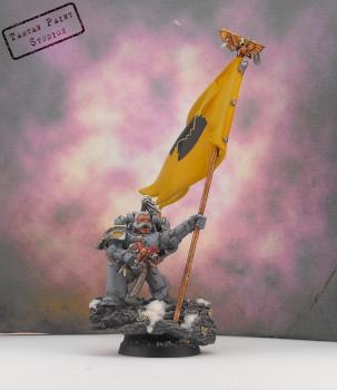 Space Wolf Standard Bearer by munger