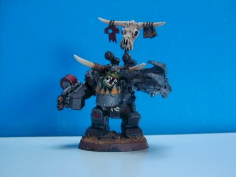 Ork Warboss in Mega Armor by Oldskool454