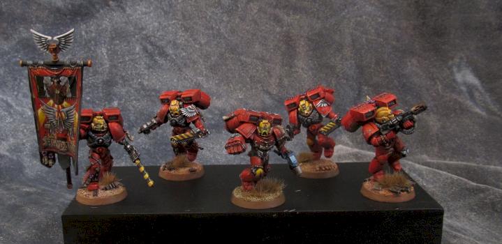 Blood Angels Assault Squad by rotaryluver