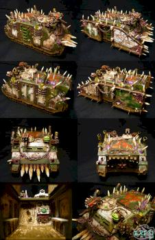 Death Guard Rhino with Extra Armour by Erebi