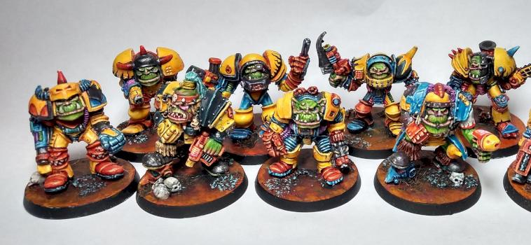 Ork Nob Mob by tomy