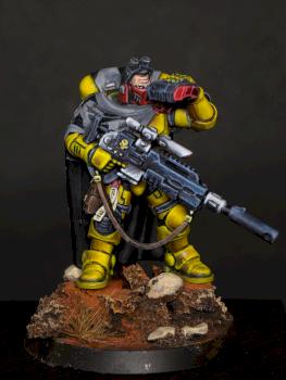 Imperial Fists Eliminator Sergeant by zwings