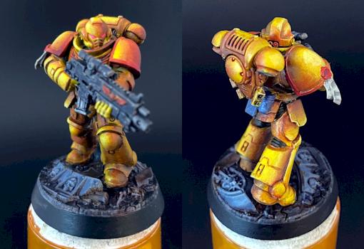 Warhammer 40k Imperial Fist Intercessor by cinsk