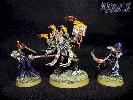 Dark Apostle and Acolytes by maxwin