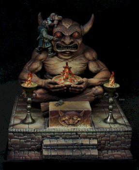 AD&D Demon Idol 2.0 by SaxonAngel