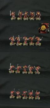 Preheresy Blood Angels MKIV Assault Squad by Lemartes