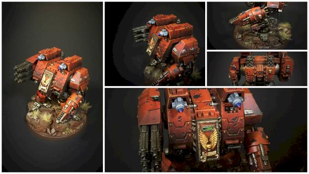 Blood Angels Dreadnought by tittlemanscrest84