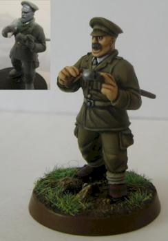 WW1-Style 'Britanican' Infantry Officer by Tyra Nid