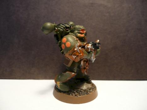 Side View of Nurgle Marine by Tri