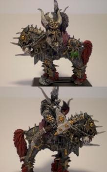 Chaos Lord on Daemonic Mount by Moff