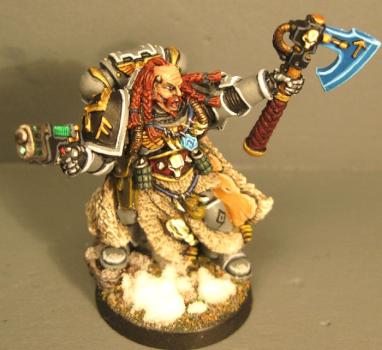 space wolf rune priest by bluemoonminiatures