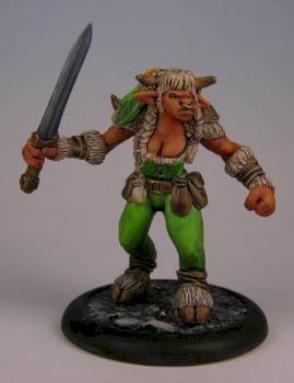 Female Tauren Custom Sculpted Figure by Vicky