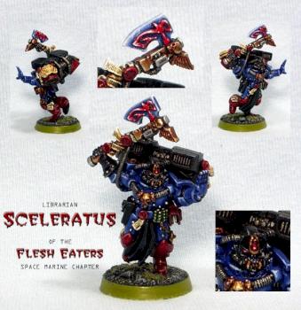 Librarian Sceleratus of the Flesh Eaters by Chaplain Desmodus