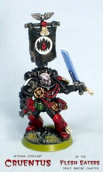 Veteran Sergeant Cruentus of the Flesh Eaters by Chaplain Desmodus