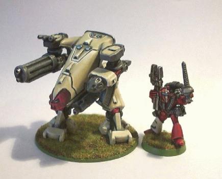 Marine Dreadnought and Techmarine  Custodian by Cytore