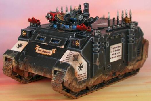 Black Templars Rhino MkIIc by Commander Y