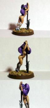 Gayle, Spearmaiden - my very first mini by SisterofChaos