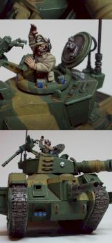 Imperial Guard Leman Russ Battle Tank by izzy_40k_painting