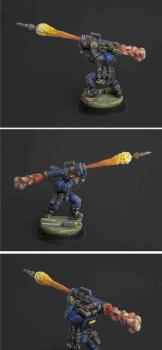 Space Marine  with icecream launcher by Shawn R. L.