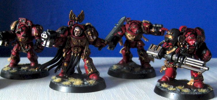 Space Hulk - Blood Angels Terminator Squad by leading_edge