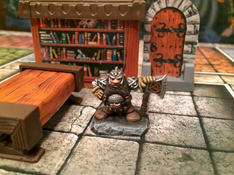 Retro HeroQuest - Dwarf Hero by Mojo77