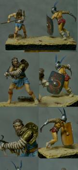 Pegaso 54mm retiarius v.s. secutor by silencer TW