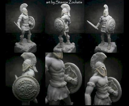 Greek Hoplite 60mm by Stavros Zouliatis