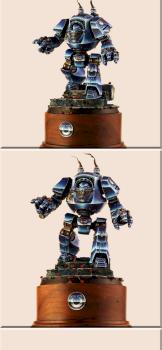 Ultramarine Contemptor Dreadnought by SkelettetS