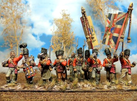 28 mm Warlord british infantry by Thau