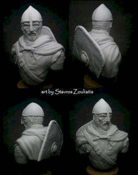 Templar Knight bust by Stavros Zouliatis