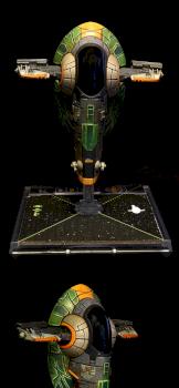 Firespray-31 X-Wing Miniatur Headhunter by Savagemind666