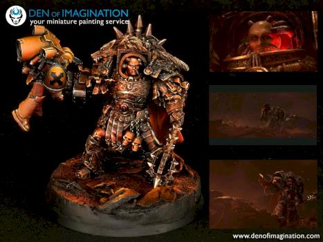 Cinematic Trailer inspired Horus miniature by DEN of IMAGINATION